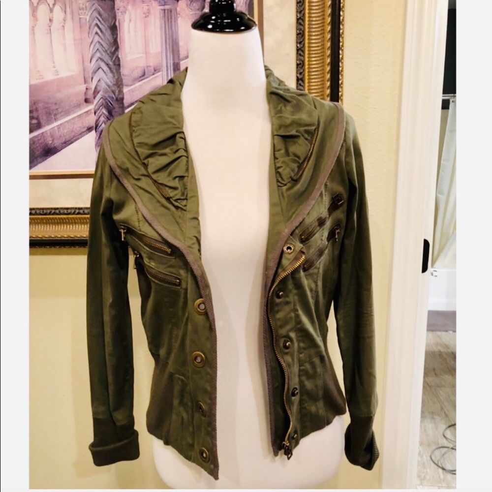 Army Green Boutique Jacket